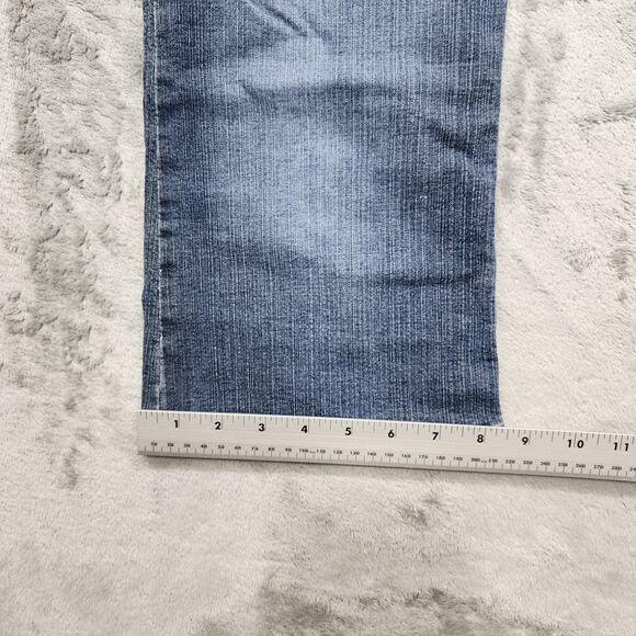 Vintage LEI Jeans Womens 11 Juniors Blue Mid Rise Bootcut Stretch Denim Casual - Picture 14 of 15